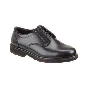 Thorogood Oxford Shoes Unisex Men 6M Women 8M 2in Heel Black Leather Academy NEW